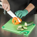 San Jamar CBG912GN Saf-T-Grip X-Pediter Cutting Board, 9 x 12 x 3/8 in, NSF, Green thumbnail 5