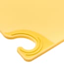 San Jamar CBG912YL Saf-T-Grip X-Pediter Cutting Board, 9 x 12 x 3/8 in, NSF, Yellow thumbnail 3