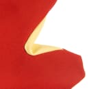 San Jamar CTC13 13" Conventional Oven Mitt - Poly Cotton, Red thumbnail 4