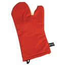 San Jamar CTC15 15" Conventional Oven Mitt - Poly Cotton, Red thumbnail 2