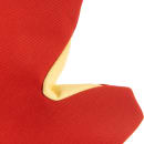 San Jamar CTC15 15" Conventional Oven Mitt - Poly Cotton, Red thumbnail 6