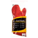 San Jamar CTC15 15" Conventional Oven Mitt - Poly Cotton, Red thumbnail 9