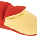 San Jamar CTP13 13" Puppet Oven Mitt - Poly Cotton, Red thumbnail 4