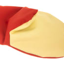 San Jamar CTP15 15" Puppet Oven Mitt - Poly Cotton, Red thumbnail 6