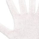 San Jamar DFG1000-L Large Cut Resistant Glove - Synthetic Fiber, White w/ Red Wrist Band thumbnail 3