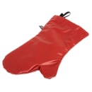 San Jamar EZK15 15" Conventional Oven Mitt - Poly Cotton, Red thumbnail 2