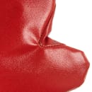 San Jamar EZK15 15" Conventional Oven Mitt - Poly Cotton, Red thumbnail 5