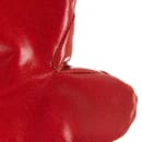 San Jamar EZK17 17" Conventional Oven Mitt - Poly Cotton, Red thumbnail 4