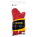 San Jamar EZK17 17" Conventional Oven Mitt - Poly Cotton, Red thumbnail 7