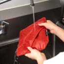 San Jamar EZKHP88 8" EZ-Kleen Hot Pad - Poly-Cotton, Red thumbnail 8