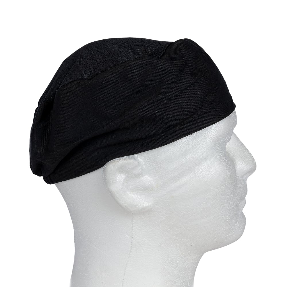 Chef Revival Chef Pill Box Hat, Regular, Poly Cotton Blend, Black (H008-R)