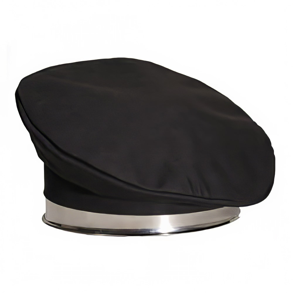 Chef Revival Chef Beret, Poly Cotton Blend, One Size, Black (H036BK)