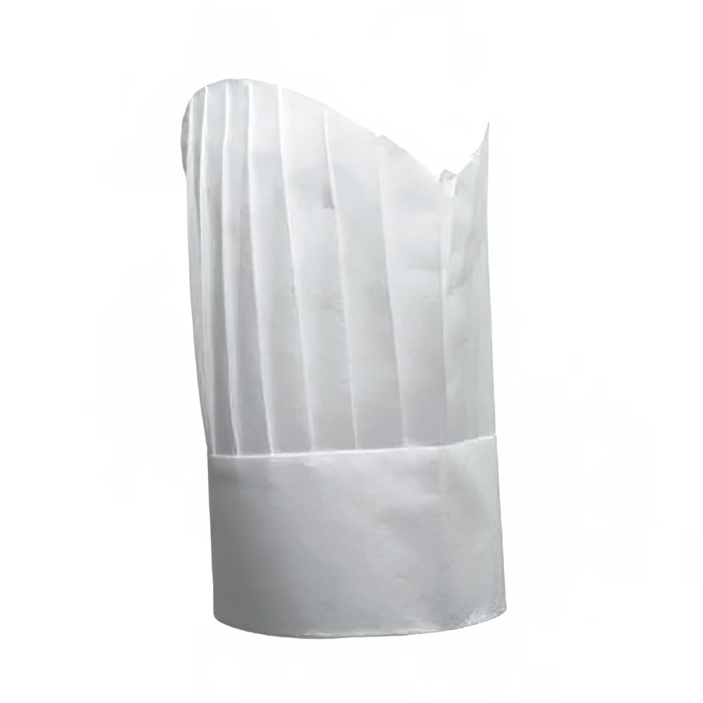 Chef Revival Corporate Chef Hat, 7", Reusable Disposable, White (H055)