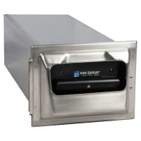 San Jamar H2001CLSS In-Counter 750 Fullfold Napkin Dispenser, Clear/Satin Stainless thumbnail 3