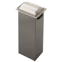 San Jamar H2001XC In-Counter 750 Fullfold Napkin Dispenser, Matte Chrome & Stainless thumbnail 2