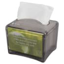San Jamar H4003TBK Tabletop 200 Interfold Napkin Dispenser - Advertisement Slot, Black Pearl thumbnail 2