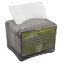 San Jamar H4003TBK Tabletop 200 Interfold Napkin Dispenser - Advertisement Slot, Black Pearl thumbnail 3
