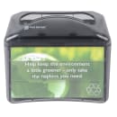 San Jamar H4004TBK Tabletop 250 Mini/Interfold Napkin Dispenser - Advertisement Slot, Black Pearl thumbnail 4