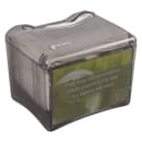 San Jamar H4005TBK Tabletop 200 Fullfold Napkin Dispenser - Advertisement Slot, Black Pearl thumbnail 3