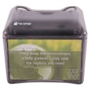 San Jamar H4005TBK Tabletop 200 Fullfold Napkin Dispenser - Advertisement Slot, Black Pearl thumbnail 5
