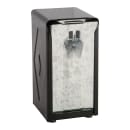 San Jamar H900BK Tabletop 150 Tallfold Napkin Dispenser - Two-Sided, Black & Stainless thumbnail 3