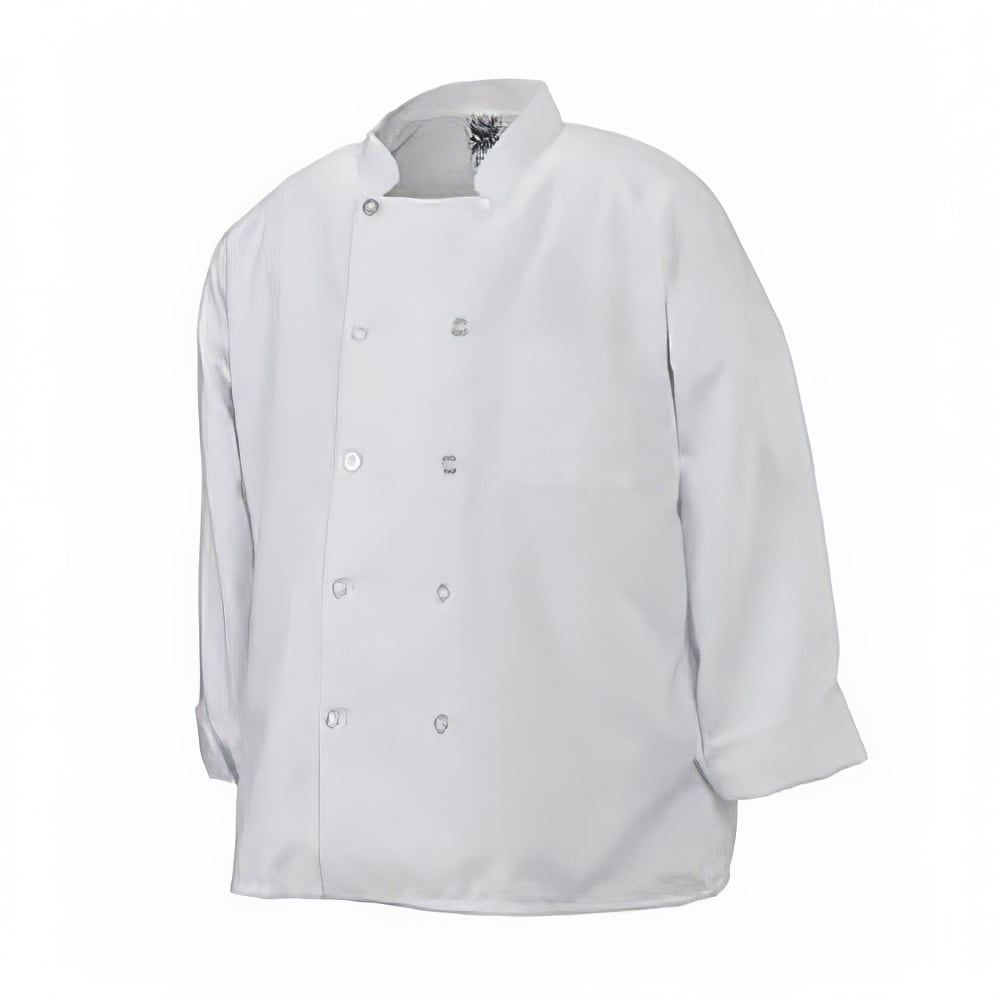 Chef Revival Twill Chef Coat, Double Breasted, Heat Resistant, Small (J100-S)