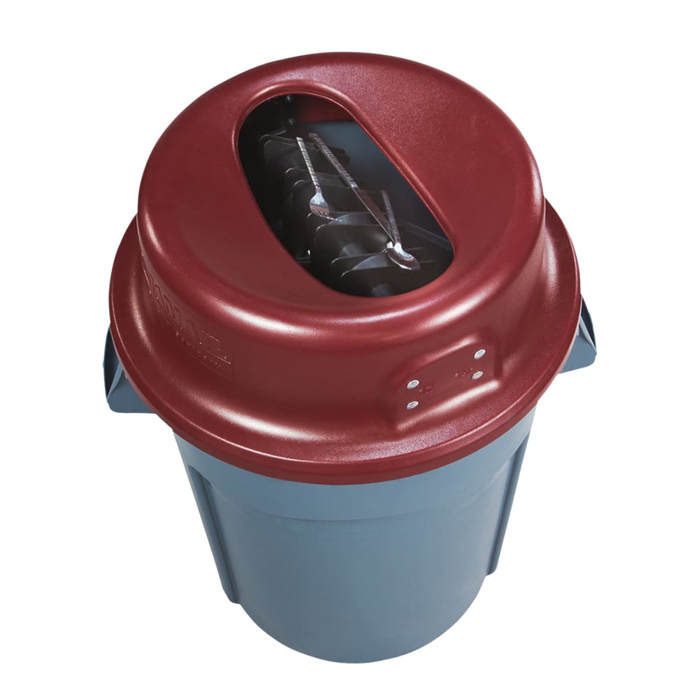 San Jamar KA5500 KatchAll® Magnetic Flatware Retriever for 55 gal Cans