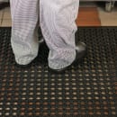 San Jamar KM1100 Kitchen Mat, Rubber, Anti-Slip, 3' x  5', Grease-Resistant, Black thumbnail 2