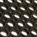 San Jamar KM2100B Kitchen Mat, Anti-Slip, 3' x 5' x 3/4" Thick, Bullnose Edge, Grease Resistant, Black thumbnail 2