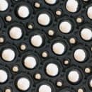 San Jamar KM2100B Kitchen Mat, Anti-Slip, 3' x 5' x 3/4" Thick, Bullnose Edge, Grease Resistant, Black thumbnail 3