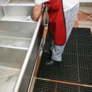 San Jamar KM2100B Kitchen Mat, Anti-Slip, 3' x 5' x 3/4" Thick, Bullnose Edge, Grease Resistant, Black thumbnail 5