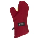 San Jamar KT0215 15" Conventional Oven Mitt - Nomex®/Kevlar®, Red thumbnail 2