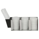 San Jamar L1014 Lid Organizer, Adjustable Dividers, 3 Stacks, SS thumbnail 3