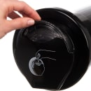 San Jamar L2200C EZ-Fit Large In-Counter Lid Dispenser, 8 24 oz Cup Lids thumbnail 4