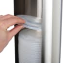 San Jamar L3502 Lid Dispense 1 Sleeve For 12 46 oz Lids, Stainless thumbnail 5