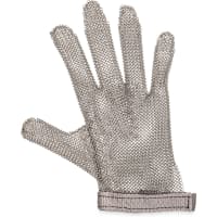 San Jamar MGA515L Large Cut Resistant Glove - Stainless Steel, Blue Wrist Band thumbnail 3
