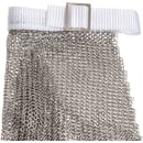 San Jamar MGA515S Small Cut Resistant Glove - Stainless Steel, White Wrist Band thumbnail 2