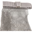 San Jamar MGA515XS Extra Small Cut Resistant Glove - Stainless Steel, Gray Wrist Band thumbnail 2