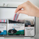 San Jamar MK0901 Mani-Kare Kolor-Cut Fabric Bandage, 7/8" X 3" Strips thumbnail 6