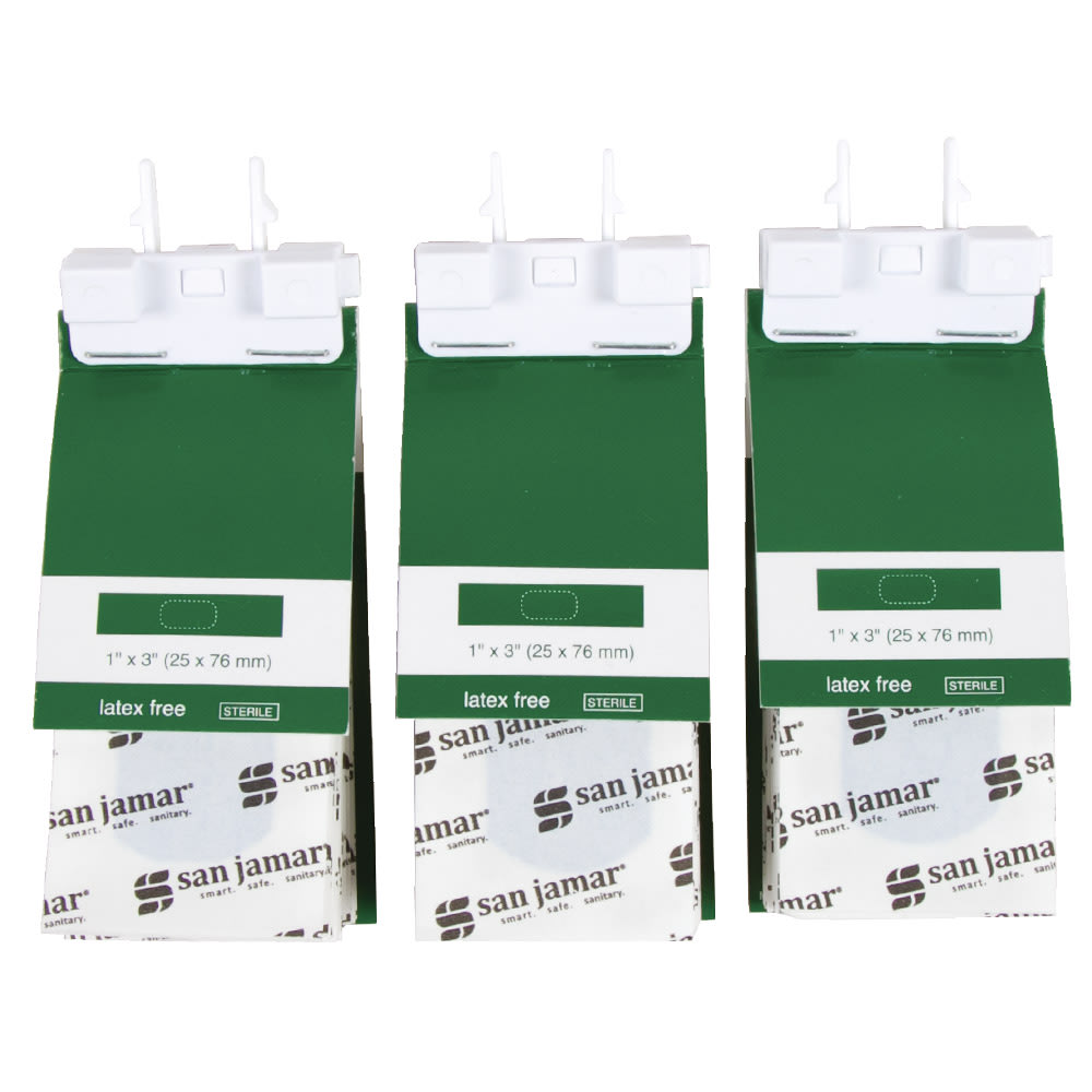 San Jamar MKBR901 Strip Bandage Refill for Mani-Kare Dispenser