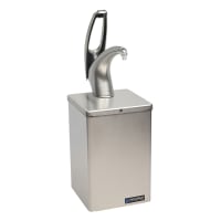 San Jamar P4800BK Pump Style Condiment Dispenser w/ Pump, (1) Compartments, Stainless thumbnail 2