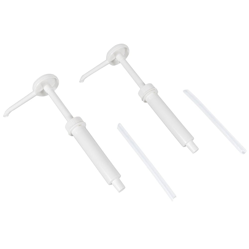 San Jamar P7300 Condiment Dispenser Pump Only w/ 1 oz/Stroke Capacity, Plastic, White