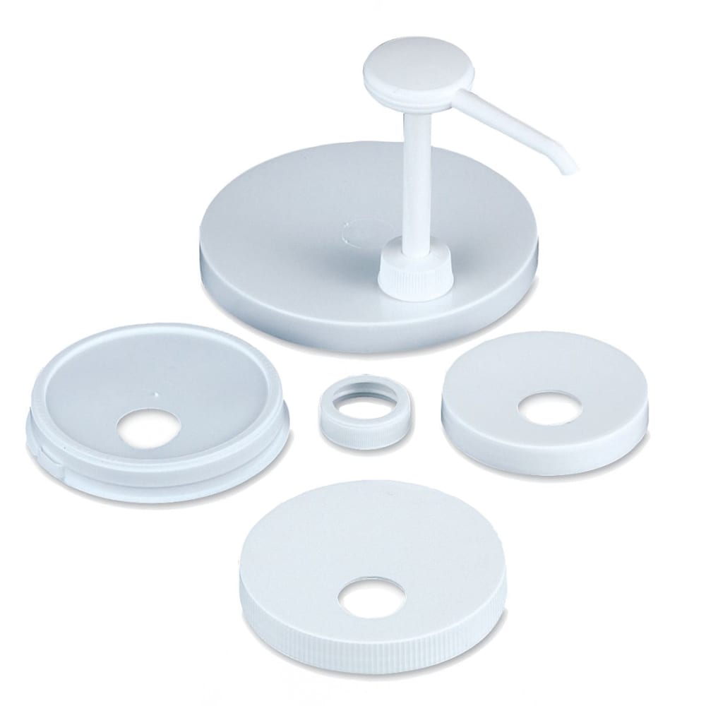 San Jamar P7310 Condiment Pump Kit w/ 1 oz/Stroke Capacity, Plastic, White