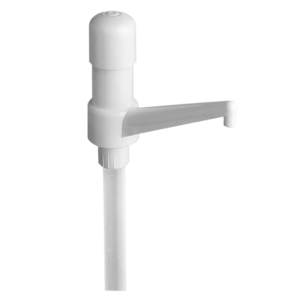 San Jamar P7500 Condiment Dispenser Pump Only w/ 1 oz/Stroke Capacity, Plastic, White