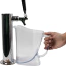 San Jamar PPP60 60 oz Plastic Pitcher w/ Target Line, Clear thumbnail 4