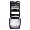 San Jamar R3590TBK Ocean Kolor-Cut Duett Bath Tissue Dispenser, Holds 2 Rolls, Trans Black Pearl thumbnail 5