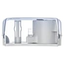 San Jamar R3600TBL Classic Versatwin Bath Tissue Dispenser, (2) 5 1/2" Rolls, Trans Arctic Blue thumbnail 3