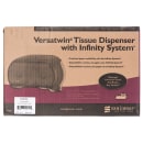 San Jamar R3600TBL Classic Versatwin Bath Tissue Dispenser, (2) 5 1/2" Rolls, Trans Arctic Blue thumbnail 7