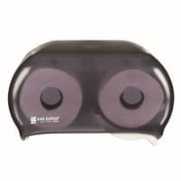 San Jamar R3600TBL Classic Versatwin Bath Tissue Dispenser, (2) 5 1/2" Rolls, Trans Arctic Blue thumbnail 8