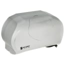 San Jamar R3670SS Wall-Mount Toilet Paper Dispenser w/ (2) Roll Capacity - Plastic, Stainless thumbnail 3